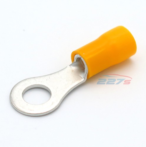 100 gelb ring isoliert - isoliert, crimp